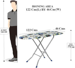 Drumstone 𝟓+𝟓 𝐘𝐄𝐀𝐑 𝐆𝐔𝐀𝐑𝐀𝐍𝐓𝐄 Premium Wooden Ironing Board/Table with Iron Holder, Foldable & Adjustable | Deluxe Plus - 𝐆𝐢𝐟𝐭 𝐟𝐨𝐫 𝐘𝐞𝐚𝐫-𝐄𝐧𝐝 & 𝐀𝐥𝐥 𝐎𝐜𝐜𝐚𝐬𝐢𝐨𝐧𝐬