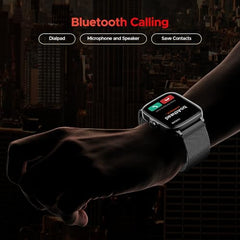boAt Storm Call 3 w/TBT Navigation, Daily Activity Tracker, DIY Watch Face Studio,700+ Active Modes, 1.83" (4.6 cm) HD Display Fitness Smart Watch for Men & Women(Black Metal)