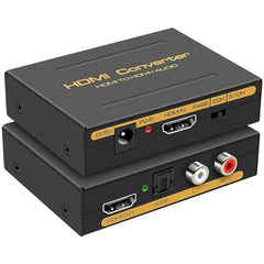 BKC 4K HDMI Audio Extractor Dual Format Sound Splitter Converter Box