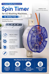 AMAZOR Spin Timer Suitable for Whirlpool Washing Machine 5 Minutes
