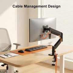 ERGOMAKER Gas Spring Single Monitor Arm for Screen up 13" to 32"