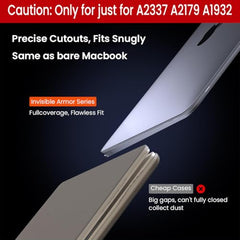 ZORBES® Laptop Cover 13.3 Inch for MacBook Air M1 A2337 A2179 A1932 Mac Book Air 13 Inch Case Compatible with Apple 2020 2019 2018 Release Waterproof Clear Plastic Hard Shell Case Cover Protector