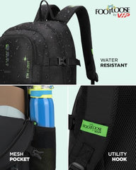 FOOTLOOSE by VIP Kinetic 30L Laptop Backpack (15.6"), 2 Compartments, Black