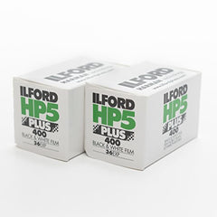 Ilford 1574577 HP5 Plus, Black and White Print Film, 35 mm, ISO 400, 36 Exposures 2-Pack