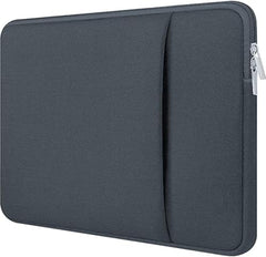 Dyazo 13-13.3" inch Laptop Sleeve case Cover Bag Compatible for All Notebooks Such as Mac Book Pro or Air 2023-2021 M2 M1 with Front Accessories Pocket Neoprene Black