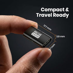 Verilux® 2 in 1 USB-C to 3.5 mm Audio & PD 60W Charging Adapter