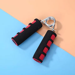 MOMISY Foam Hand Grip Strengthener/Training/Hand Exercise/Hand Gripper/Forearm Exerciser for Finger Exercise/Gym Workout Equipment to Use in Home and Gym for Men/Women (Red)