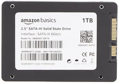 amazon basics 2.5 inch SATA Internal SSD 256 GB | Speed up to 550 MBps | Shock Resistant | Energy Efficient | High-Speed Performance