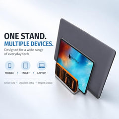 SPROSO QuadNest 4-Slot Vertical Laptop Stand, Black, Pack of 2