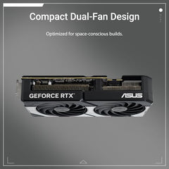 ASUS Dual GeForce RTX 5070 12GB GDDR7 OC Edition Gaming Graphics Card (NVIDIA Blackwell Architecture and DLSS 4, 2.5 Slot Design, SSF, PCIe 5.0, 3X DisplayPort 2.1b, 1x HDMI 2.1b, PRIME-RTX5070-O12G)