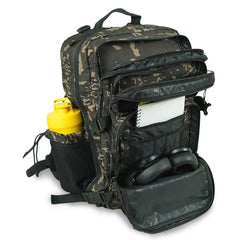 MuscleBlaze Tactical Backpack, Stealth Black, 45L