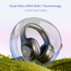 boAt Nirvana Eutopia Bluetooth Headphones with Head Tracking Function, Spatial Audio,20 HRS Playtime, ENx™ Tech, ASAP™ Charge, Hearables App(Android & iOS Compatible)(Primia Black)