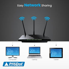 Prodot USB WiFi Adapter I 150 Mbps 2.4GHz I Nano Size WiFi Dongle I Driver Free Wireless Network Adapter for Desktop PC Laptop, Support Windows 11, 10, 8.1, 8, 7, XP, Pack of 02
