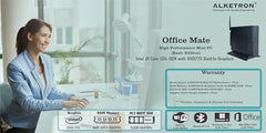 ALKETRON All-in-One Desktop PC- 20-Inch Display, 16GB RAM, 512GB SSD, Intel Processor, UHD 4K Graphics, WiFi 6, BT 5.2, Windows11 + MS Office(Lifetime), 1+3 Year Warranty(Standard+ Edition 2026 Model)