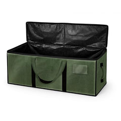 Storite 81 L Jumbo Super-Size Nylon Heavy Duty Underbed Storage Bag | Moisture Proof Multi-Purpose for Toys/Blankets/Clothes/Moving Bags With Strong Handles Rectangular (87x26x36 CM) - Teal