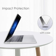 Dyazo 13.3 Inch Laptop Case | Cover | Hard Shell Protector Compatible for Apple MacBook 13 Inch 2020/2019 / 2018 Mac Book Air M1 A2337 A2179 A1932 (Transparent)