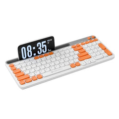 Zebronics Keypad X3 Wireless Keyboard, 102 Keys, 12 Multimedia Keys, 2.4GHz + BT, UV Coated Keycaps, Mobile & Tablet Holder, ₹ Rupee Key, Retractable Stand, USB Nano Receiver (Midnight Black)