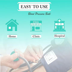 Medono India Blood Pressure Rubber BP Bulb With Metal Valve - (Green color)