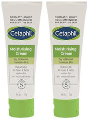 Cetaphil Moisturising Cream 100 g for Dry & Sensitive Skin | 48H Hydration with Almond Oil, Niacinamide & Panthenol | Rich Fragrance and Paraben Free Moisturiser, Prevents Moisture Loss & Repairs Skin Barrier | Dermatologist Recommended