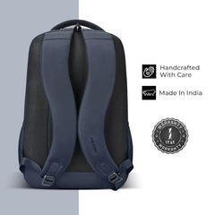 Gear Alpha 18.5”/28L Large Water Resistant Laptop Backpack | Travel Backpack | Casual Backpack for men/women (Black-Black)