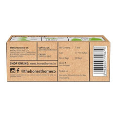 Honest Home Garbage Bags Small - Green | 120 Bags | 30 Bags x 4 boxes | Leak-Proof & Tear-Resistant | 17 x 19 Inches Drawstring Dustbin Bags