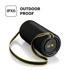 We. by Loewe Hear 2 Portable Bluetooth Speaker, 60W Music Power, Deep Bass Subwoofer, 17 Hr Long Battery Life, IPX4 Water Resistant, USB-C Wireless Speaker for Home & Outdoor, Storm Grey
