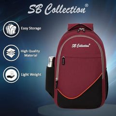 S.B. Collection Bags Unisex Usb Waterresistance Office/Business/College Daily Use Helping hand Backpack 32L Laptop Backpack (Grey Pro Plus)