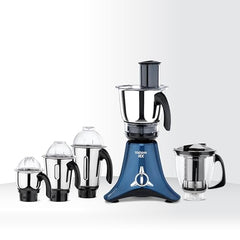Vidiem Vstar Adc Blu Mixer Grinder 717 A|750 Watts|5 Jar In-1 Juicer|5 Leakproof Jars With Self-Lock, Wet And Dry, Chutneys & Curries|ABS Body|5 Year Warranty On Motor & 2 Year Product Warranty, Blue