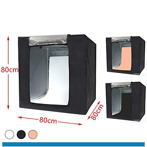 Syga Portable Small Photo Studio Light Box Folding Photography Lighting Tent Kit With Backdrops 23cm*23cm*23cm
