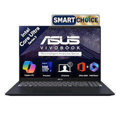 ASUS Vivobook 16 (2026),Smartchoice,Intel Core Ultra 5 325 (Series 3),16GB RAM,512GB SSD,FHD+, 16"(40 cm),Win 11 Home,M365 Basic(1 Year),Office 2024,Cool Silver,1.88 kg, X1607AA-MB038WS, Copilot+ PC