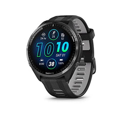 Garmin Forerunner® 965, Running Smartwatch, 47mm, Black/Powder Gray | Battery life: up to 23 days of battery life, Maps, Advanced Training Metrics & Recovery Insights, Daily Suggested Workouts