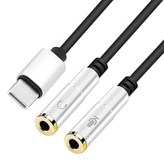 Storite 3.5mm Jack 1 Male to 2 Female Stereo Headphone Y Splitter Black