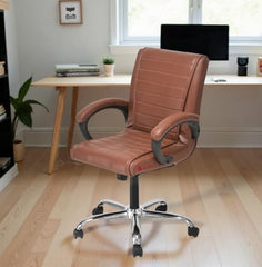 GOYALSON Ergonomic Revolving Office Home Swivel Desk Chair with Adjustable Height Smooth Moving (2, Black, Standard)