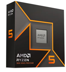 AMD Ryzen 5 9600X Desktop Processor with Integrated Radeon Graphics, 6 cores 12 Threads 32 MB Cache Base Clock 3.9GHz Upto 5.4GHz AM5 Socket, Memory DDR5 Up to 5600 MT/s, 65W TDP - 100-100001405WOF