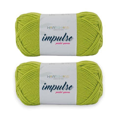 WOAFASHIONS - World of Arts Impulse Hand Knitting & Crochet Yarn, Premium Acrylic, 4 : Medium (Anchor Grey) (100gms / 3.5oz / 200mtr / 218yds)