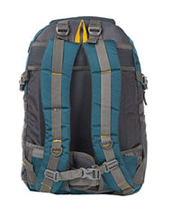 Half Moon 45L Hammer Waterproof Rucksack Bags for Man/Trekking Bags for Men | With 17.3" Laptop Compartment & Rain cover | For Trekking, Hiking, Travel Backpack for Men & Women (Navy Blue)