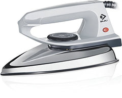 Bajaj DX-2 600W Dry Iron | Advance Soleplate And Anti-Bacterial German Coating Technology | 180 Degree Swivel Cord | Cool Touch Handle | 2-Yrs Warranty 【Black】