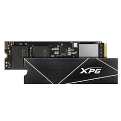 XPG ADATA GAMMIX S70 Blade M.2 NVME 1TB PCIe Gen4x4 2280 Internal Solid State Drive/SSD, Read/Write Speed Up to 7,400/6800 MB/s - (AGAMMIXS70B-1T-CS) Compatible with PC, Laptop and Play Station 5