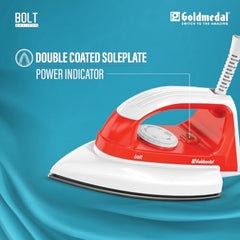 Goldmedal Glide 1100W Dry Iron | Non-stick Weilburger Premium