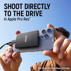 Lexar Armor SL700 Portable SSD, 1TB, up to 2000MB/s Read, up to 2000MB/s Write, Compatible w/Type-C Laptops, iPhone 15, Smartphones, Tablets, PS5, Xbox, USB 3.2 Gen 2x2, Slim and Lightweight