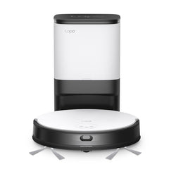 Tapo TP-Link RV20 Mop Plus MagSlim LiDAR + Gyroscope Navigation Robot Vacuum & Mop+ Smart Auto-Empty Dock, 4-Level 2700Pa Suction, Google Assistant & Alexa Compatible | Spotless Cleaning 4-in-1