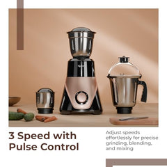 Lifelong 750 Watt Mixer Grinder for Kitchen | 4 Jars 750 Watt Mixie with Chutney Jar,Jar for Shakes,Wet Grinding and Juicer |Blender for Juices & Shakes| 1 Year Warranty with Pan India Service