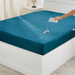 Amazon Brand - Solimo Water Resistant Polyester Mattress Protector, Single Bed Size (72x36 inch), Coffee