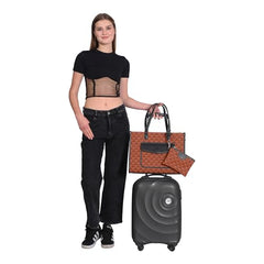 Womanix Laptop Tote Bag,14 inch Laptop Bag, Shoulder Bags With Back Trolley Strap, Casual Briefcase, Handbag for Travel, Office, College,Work