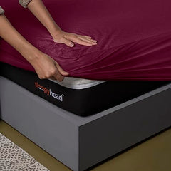 Sleepyhead Bamboo Terry Waterproof Mattress Protector; (75 x 36 Single Size; White)