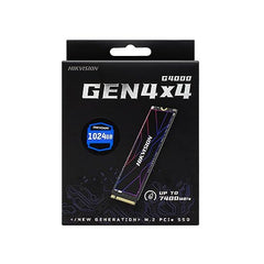 HIK G4000 Int Gaming SSD 1024GB/Ultrafast Read and Write PCIe Interface,PCIe Gen4x4/max Read Speed of7050 MB/s/Max. Seq Write 4200 MB/s Anti-Shock and Anti-Fall/for PC,laptops,PS5, etc.
