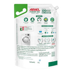 Ariel Power Gel Liquid Detergent for Front Load – 6kg | Removes 100 Dried Stains in 1 Wash | Faster Dissolving | Long-Lasting Fragrance | Color Protection | At the price of Powders