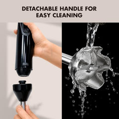 Sujata Blendstick Hand Blender | 600W Heavy Duty Motor | Variable Speed Control | Stainless Steel Shaft | 18000 RPM | Professional Immersion Blender | Easy Clean | Black