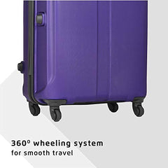 Safari Cabin Thorium Neo 8 Wheels Set of 2 (+ Medium) Trolley Bags, Hard Case Polycarbonate, 360º Spinner Wheeling Luggage for Men & Women, Travel Bag Suitcase, Dusk Green