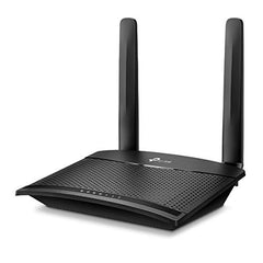 TP-Link TL-MR100 300Mbps 2.4GHz Wireless N 4G LTE, Wi-Fi N300, Plug and Play, Parental Controls, Guest Network, with Nano SIM Card Slot, WiFi Router, Black